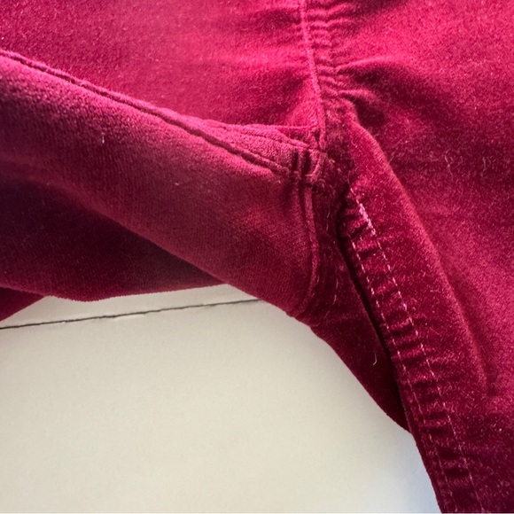 Talbots Flawless Five Pocket Corduroy Straight Leg Wine Pants Trousers Jegging 2 - Picture 12 of 15